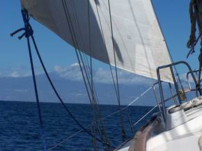 Teide von See betrachtet