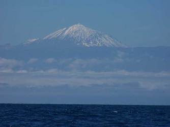 Teide Gipfel hoch über den Wolken